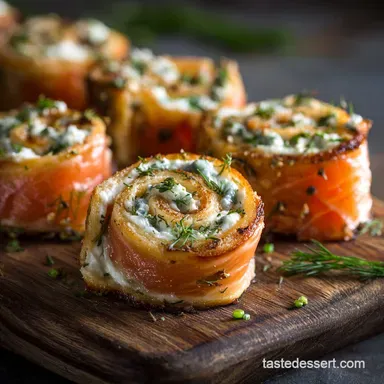 Smoked Salmon Pinwheels The Super Simple MakeAhead Appetizer Recipe Card