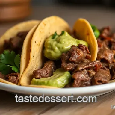 Delicious Beef Flap Meat Tacos with Avocado-Cilantro Sauce