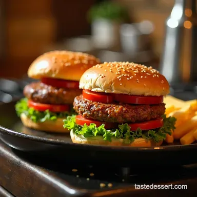 Juicy Burgers on the Stove Easy DinerStyle Recipe Recipe Card