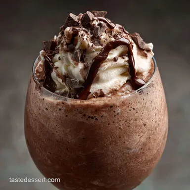 Skinny Frozen Hot Chocolate: Decadent, Low Calorie WW Frozen Treat Recipe Card