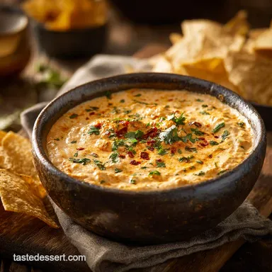 Skinny Queso Dip: Creamy, Guilt-Free Cheese Dip Ready in 25 Minutes Recipe Card
