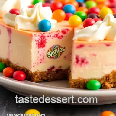 Delightful Skittles Dessert: 7 Irresistibly Colorful Cheesecake Ideas You’ll Love Recipe Card
