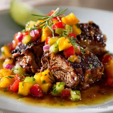 Slow Cooked Jerk Pork with Caribbean Salsa Ultimate Slow-Burn Recipe Recipe Card