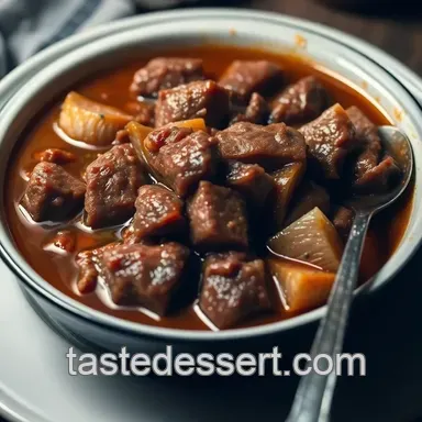 Slow-Cooked Tendon Beef Stew: A Cozy Family Favourite Recipe Card