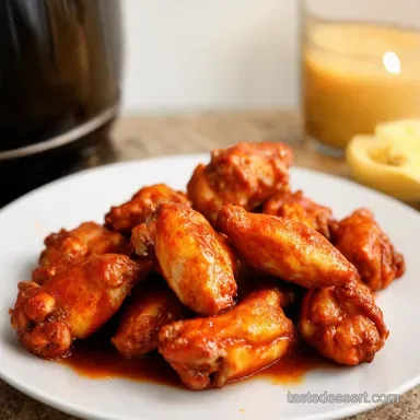 Easy Slow Cooker Buffalo Wings Recipe FallOffTheBone Recipe Card
