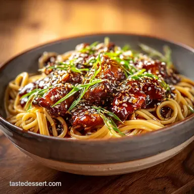 Slow Cooker Honey Garlic Chicken Noodles: Sticky, Savoury Stress-Free Recipe Card