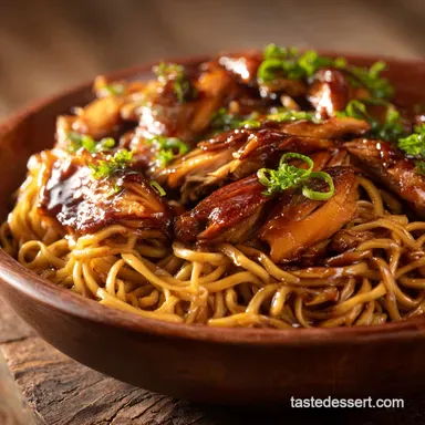 Slow Cooker Honey Garlic Chicken Noodles: Sticky, Savoury Stress-Free