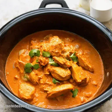 Slow Cooker Thai Peanut Chicken Curry in a Hurry Recipe Card