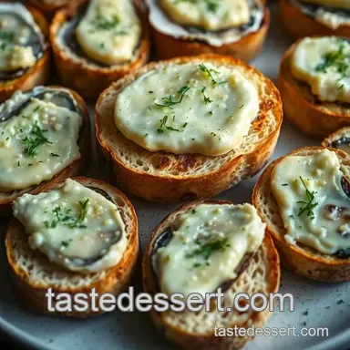 Easy Smoked Oyster Recipes: Decadent Crostini with Lemon-Dill Butter Recipe Card