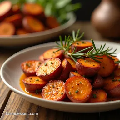 The Ultimate Savory Roasted Sweet Potatoes Recipe Smoked Paprika Crispy Recipe Card