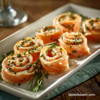 Zesty Smoked Salmon Pinwheels The Ultimate NoCook Appetizer Recipe Recipe Card