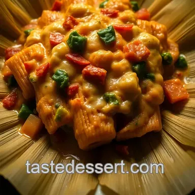 Smoky & Creamy Tamales de Rajas: My Classic Veggie Tamales Recipe Recipe Card