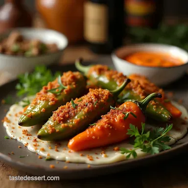 Blistered Shishito Peppers with Quick Smoked Paprika Aioli Recipe Card