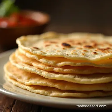 The Best Bendy Homemade Flour Tortillas From Scratch Recipe Card