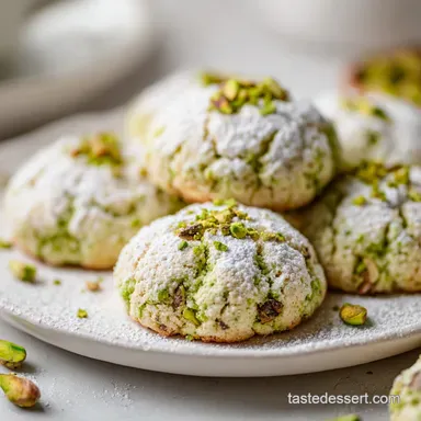 Pistachio Pudding Cookies in 25 Minutes Recipe Card