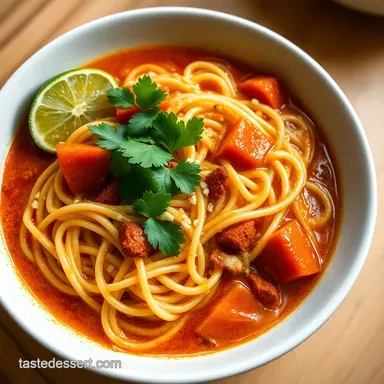 Soul-Soothing Noodles Fideos: Easy Mexican Noodle Soup Recipe Card