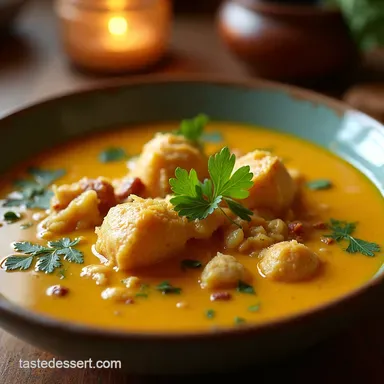 Cozy Chicken Mulligatawny Soup A Taste of the Raj Recipe Card