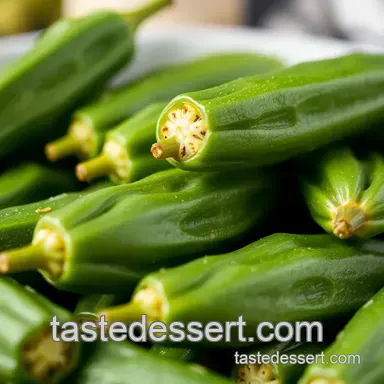 Southern Charm: Crispy & Tangy Pickled Okra presentation