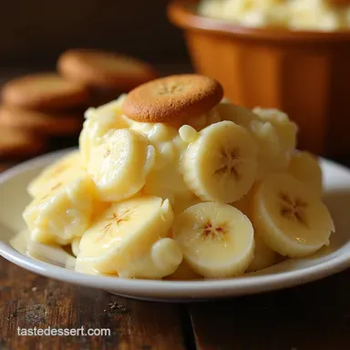 Southern Banana Pudding with Vanilla Wafers A Classic Recipe Card