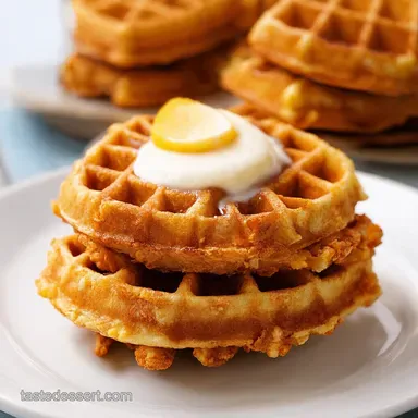 Southern Fried Chicken Waffles A Sweet Savory Dream Recipe Card