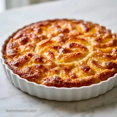 Southern Peach Cobbler Recipe: Golden Recipe Card