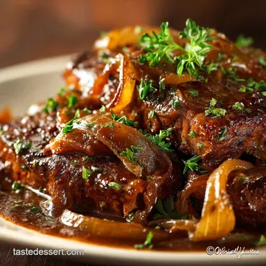 Southern Smothered Steak Recipe: Fork-Tender Beef in Rich Onion Gravy