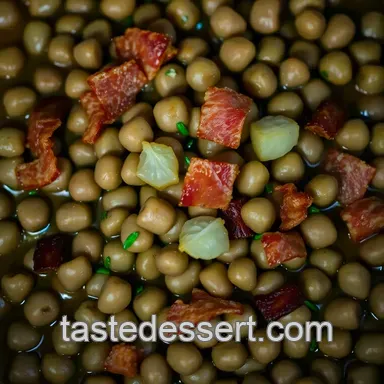 Delicious Southern-Style Purple Hull Peas with Bacon and Herbs Recipe Card