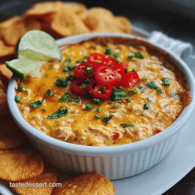 Southwest Chicken Dip: Creamy Crock Pot Recipe Recipe Card