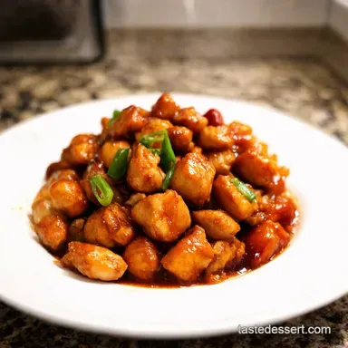 Speedy Kung Pao Chicken 20 minutes to make this Takeout Recipe Card