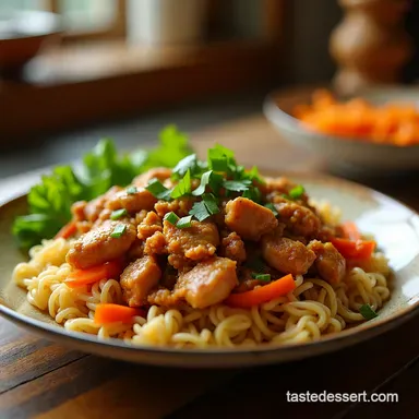 Speedy Ground Chicken Stir Fry Sesame Ginger Delight Recipe Card