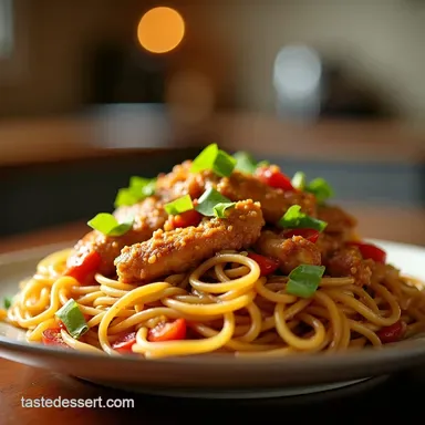 Speedy Chicken Lo Mein Better Than Takeout Recipe Card