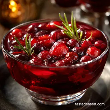 Thanksgiving Punch Recipe: Easy Spiced Cranberry Ginger Bowl Recipe Card