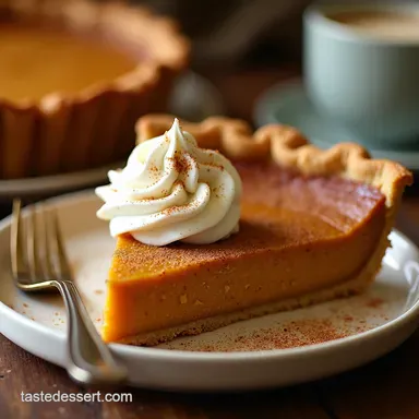 Spiced Gingersnap Pumpkin Tart My Easy Fall Dessert Recipe Card