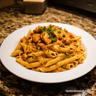 Spicy Chicken Chipotle Pasta from Cheesecake Factory Copycat Recipe Card