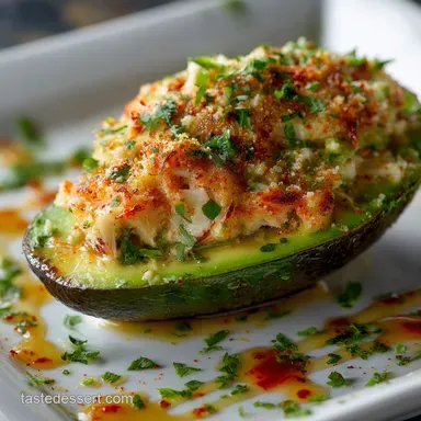 Spicy Crab Stuffed Avocado: Easy 30-Minute, Healthy Light Lunch