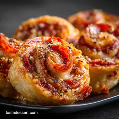 Foolproof Italian Pepperoni Roll Ups Pinwheels for Parties Recipe Card