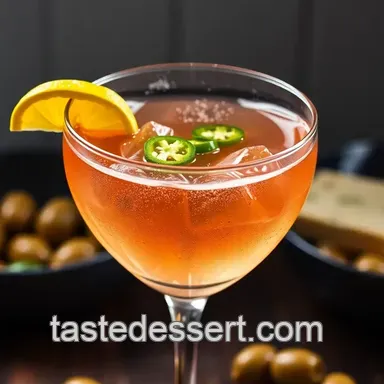 Spicy & Savory Hot and Dirty Martini: A Bold Twist on Tradition Recipe Card