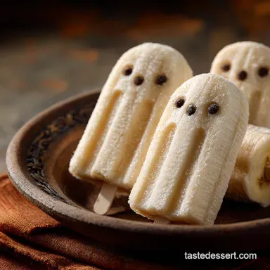 Boonana Pops Spooky Frozen Banana Ghosts Perfect for Halloween Treats Recipe Card