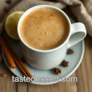 Cozy Starbucks-Inspired Chai Latte Recipe: A Warm Hug in a Mug Recipe Card