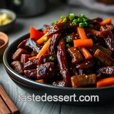 Easy & Delicious Sticky Rainbow Beef: A 30-Minute Family Favorite Recipe Card