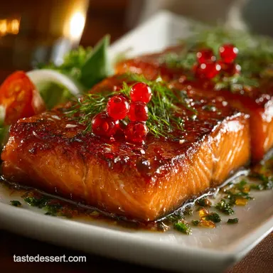 Candied Salmon: The Ultimate Slow-Baked Sticky Recipe Recipe Card
