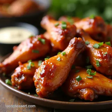 Sticky Sweet Honey Mustard BBQ Chicken Wings My GoTo Recipe Recipe Card