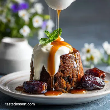 Decadent Classic Sticky Toffee Pudding Recipe in 55 Minutes Recipe Card