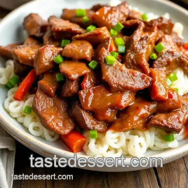 How to Make Sizzling Beef Stir-Fry with Fiery Vermenchilli Sauce Recipe Card