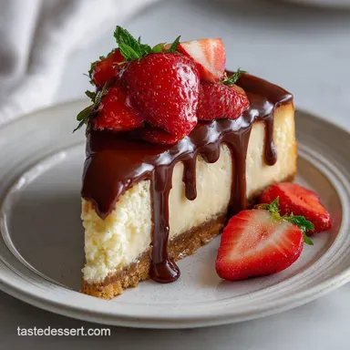 Chocolate Covered Strawberry Cheesecake Recipe