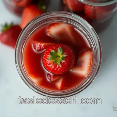 Summer in a Jar: Easy Homemade strawberry syrup