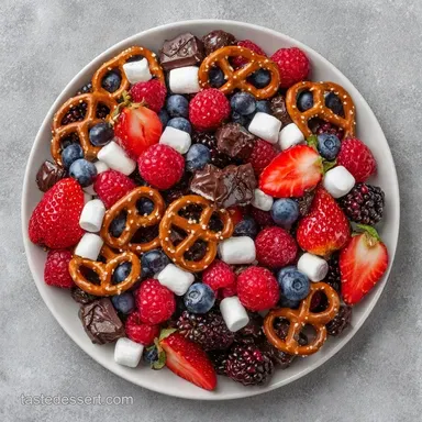 Sweet Dessert Platter Recipe for 16 Recipe Card