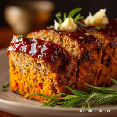 Sweet Potato Turkey Meatloaf Recipe Healthy Fall Dinner Recipe Card