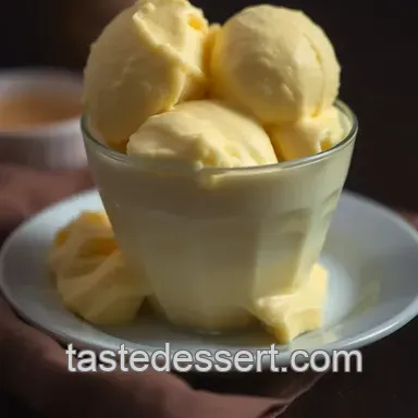 Tangy Mustard Ice Cream: A Bold Dessert Adventure to Try Recipe Card