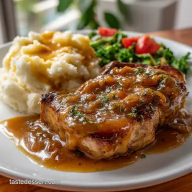 Southern Smothered Pork Chops Recipe: Guaranteed Tender Recipe Card